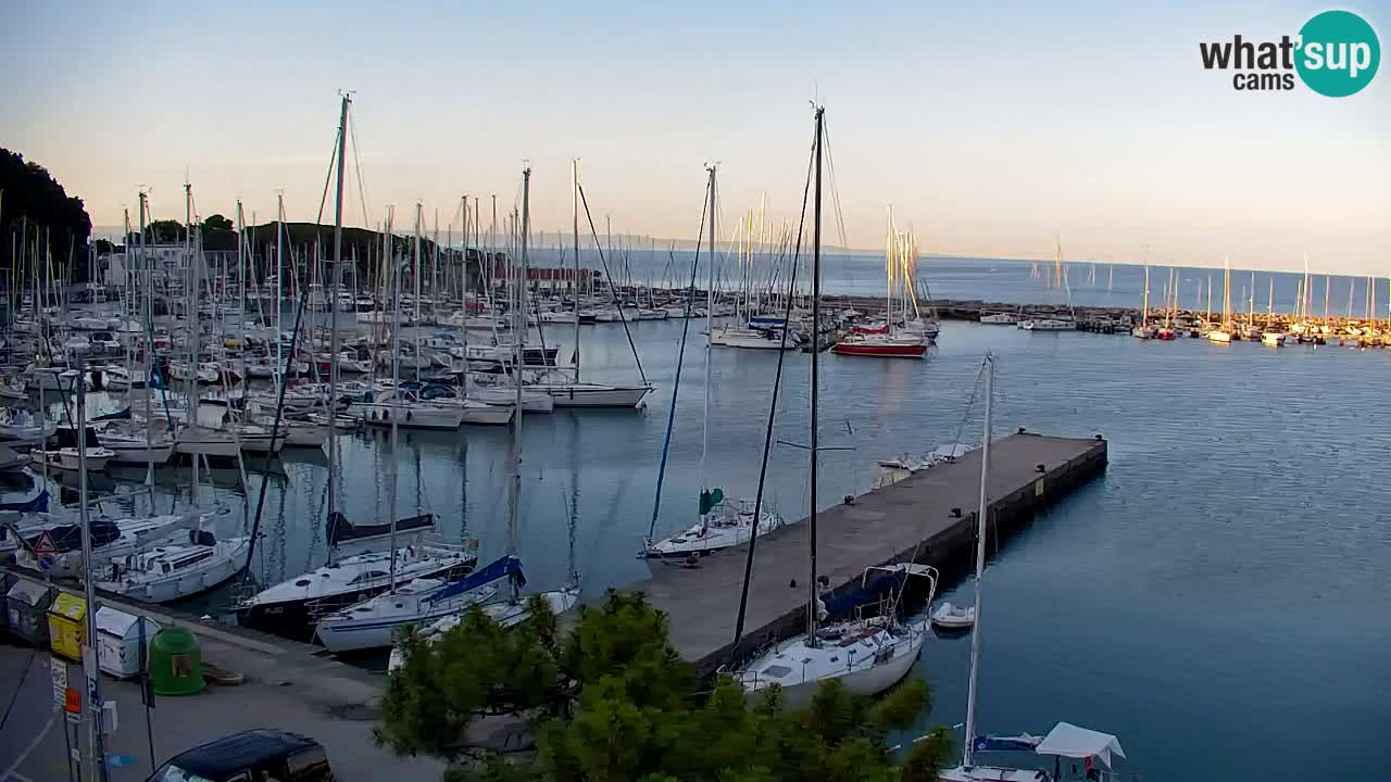 Webcam Baie de Sistiana – Vue en direct de la marina et de la baie