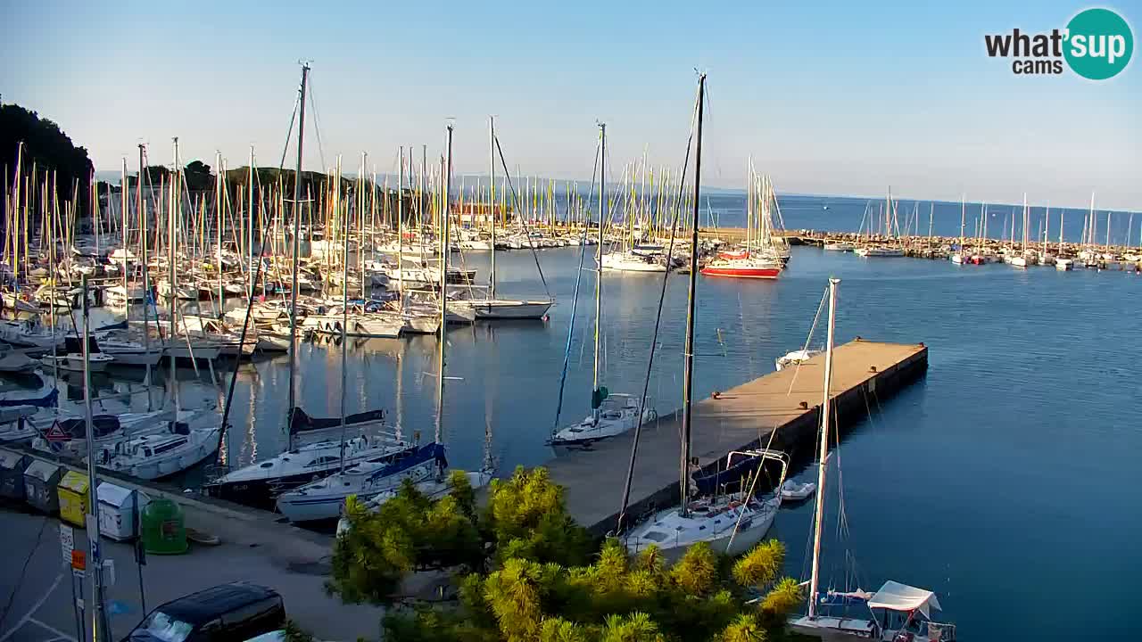 Webcam Sistiana Baia – Live View of the Marina and Gulf