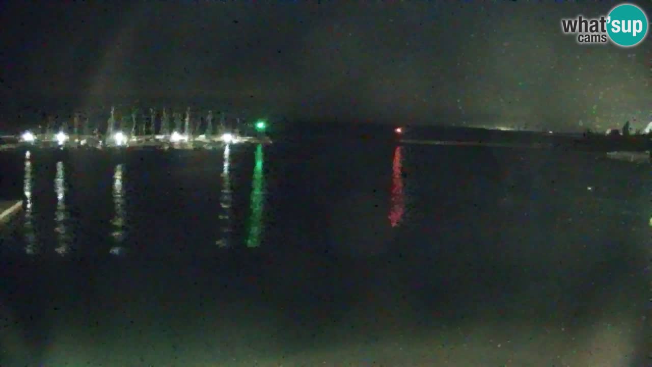 Webcam Bahía de Sistiana – Vista en directo del puerto deportivo y la costa