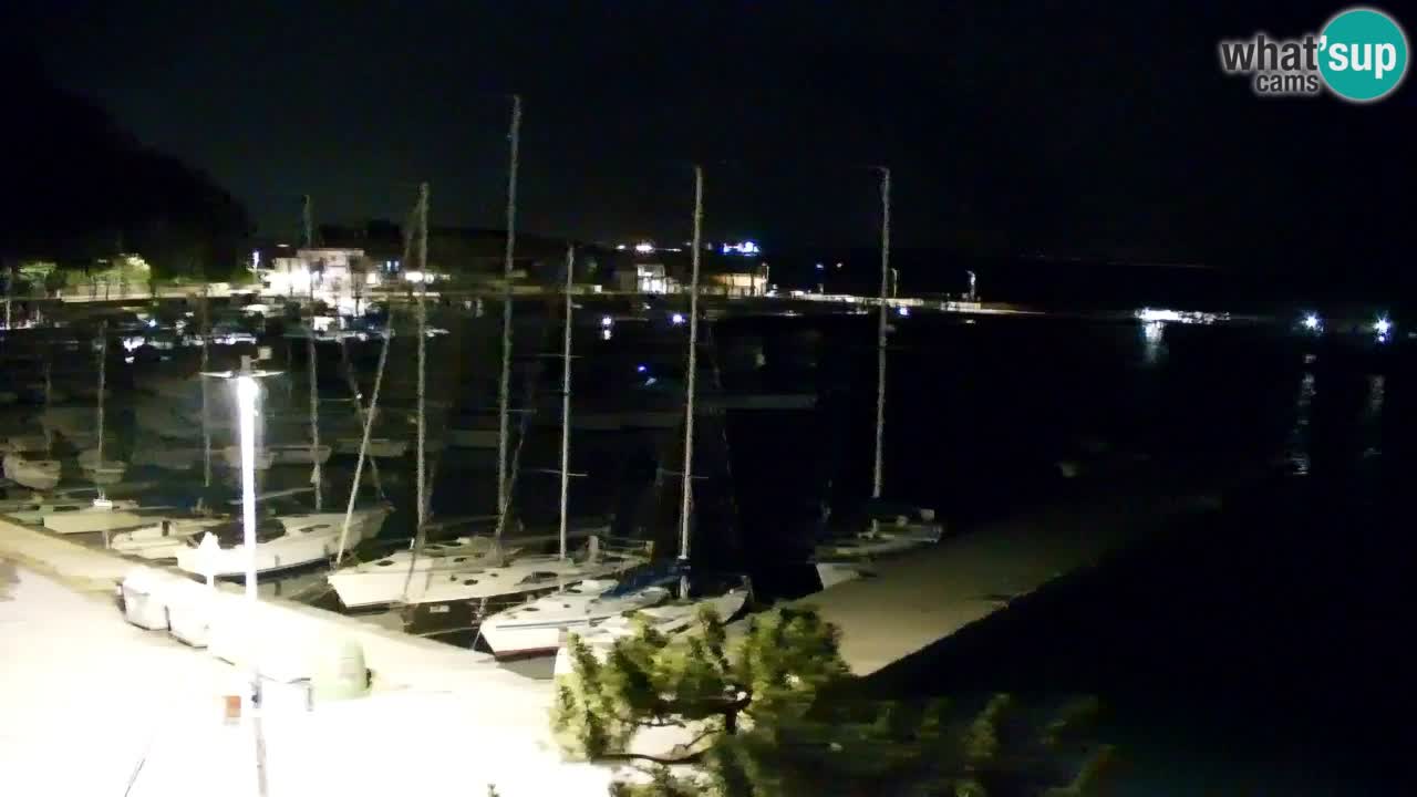 Webcam Bahía de Sistiana – Vista en directo del puerto deportivo y la costa