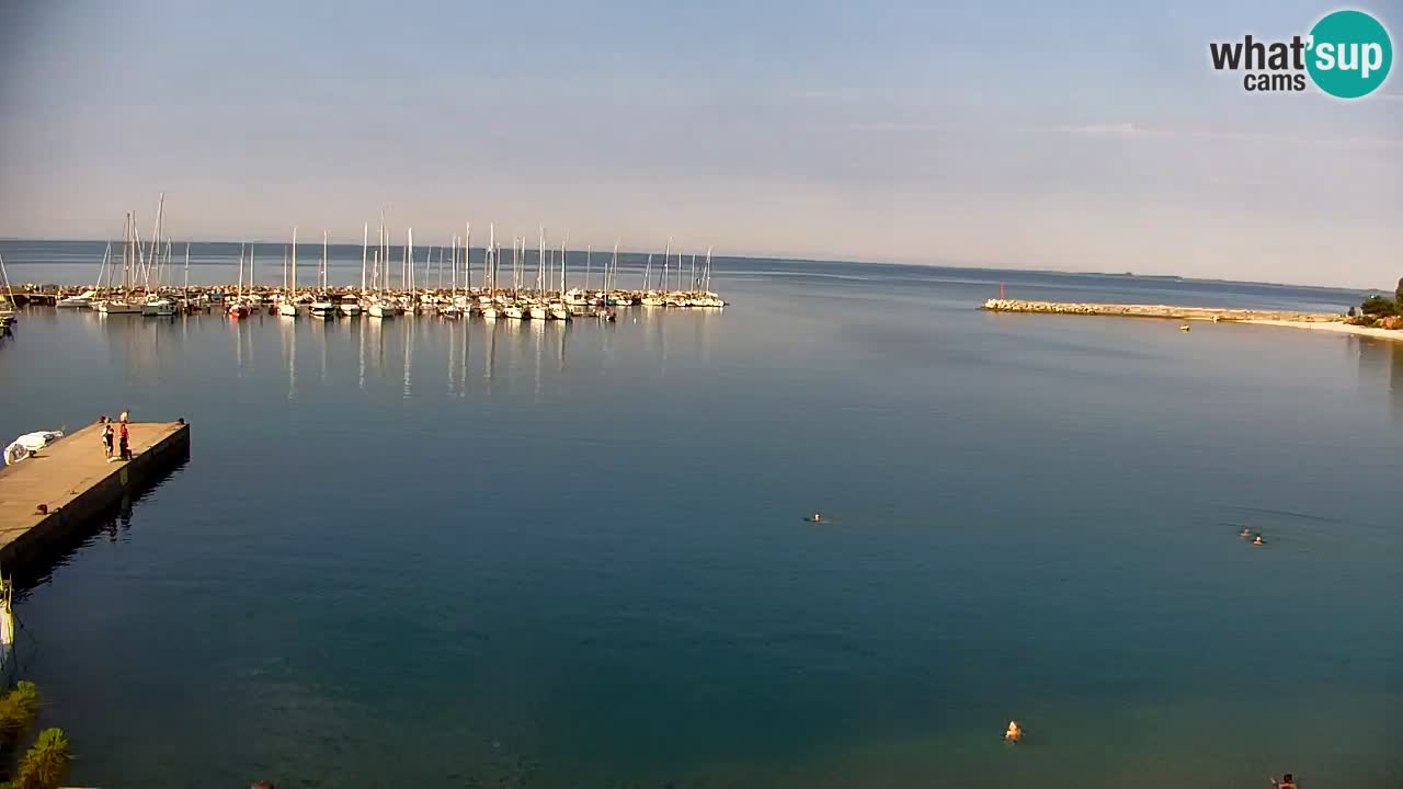 Web kamera Sistiana Uvala – Pogled uživo na marinu i zaljev