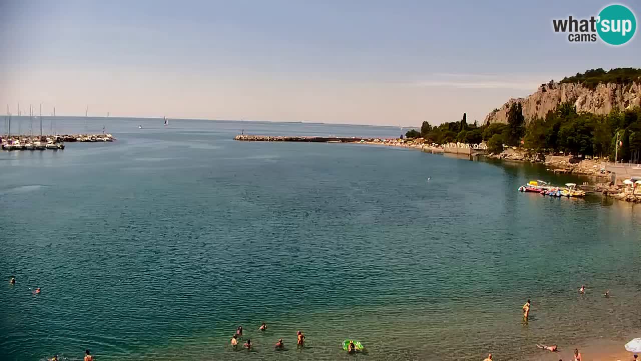 Webcam Sistiana Baia – Live View of the Marina and Gulf