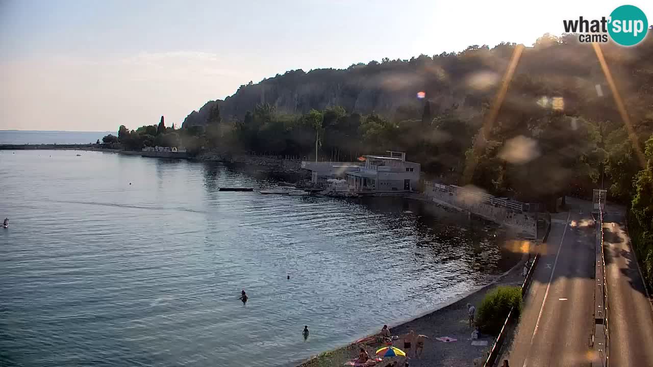 Webcam Bahía de Sistiana – Vista en directo del puerto deportivo y la costa