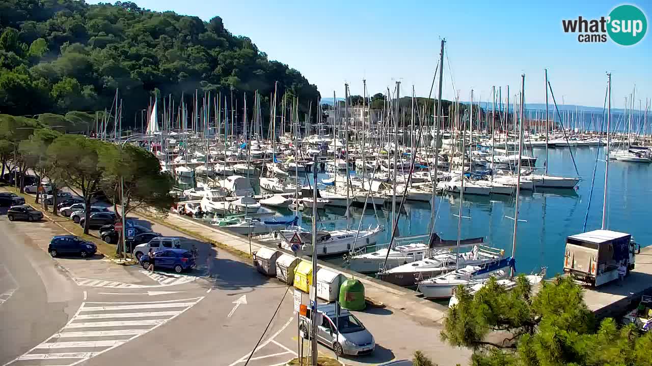 Webcam Baie de Sistiana – Vue en direct de la marina et de la baie