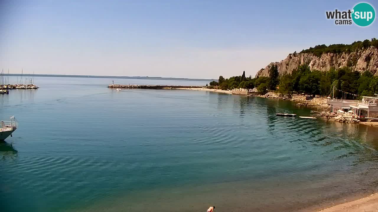 Webcam Baie de Sistiana – Vue en direct de la marina et de la baie