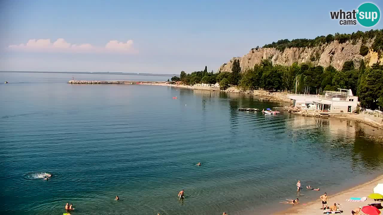 Web kamera Sistiana Uvala – Pogled uživo na marinu i zaljev