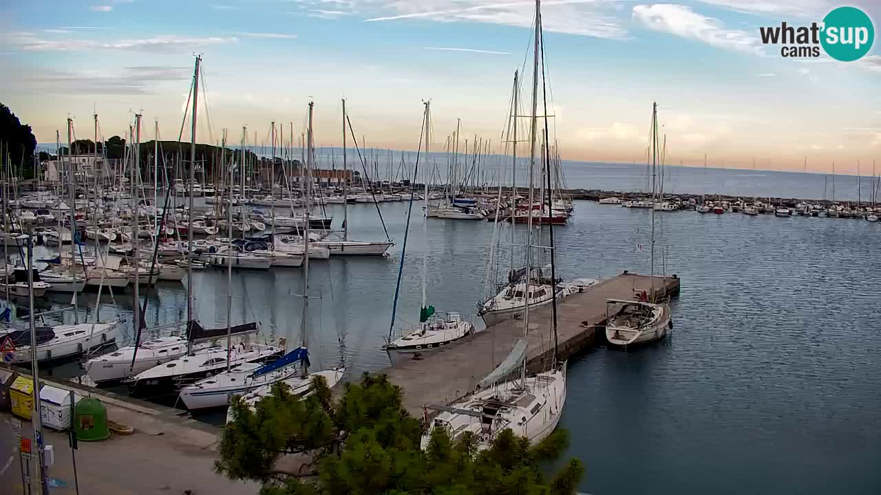 Spletna kamera Sesljanski zaliv – Pogled v živo na marino in zaliv