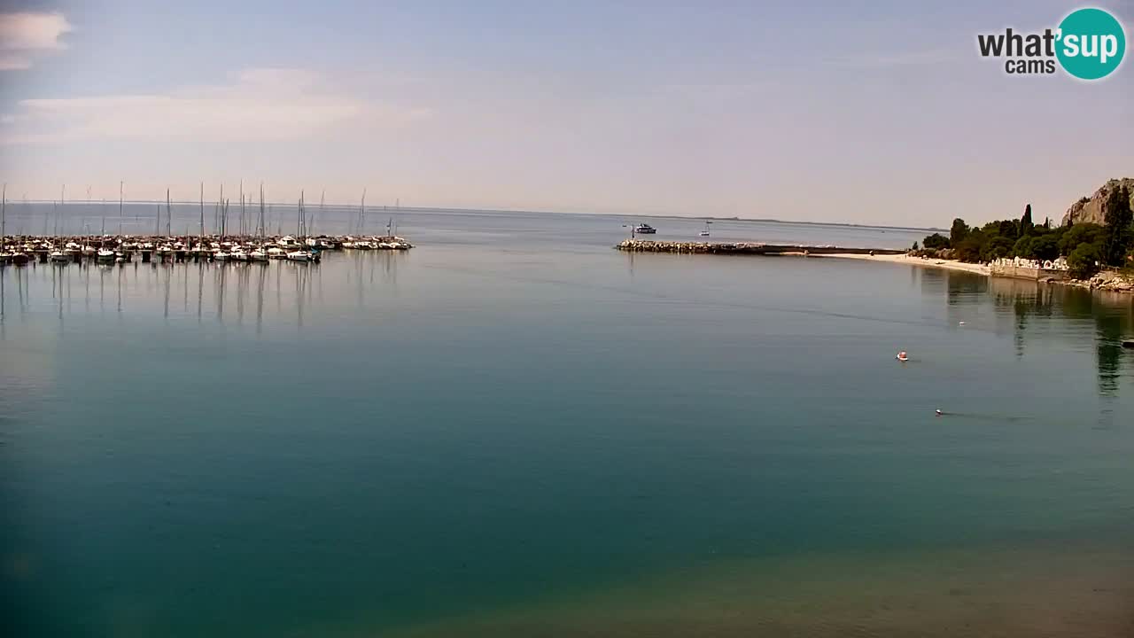 Webcam Baie de Sistiana – Vue en direct de la marina et de la baie