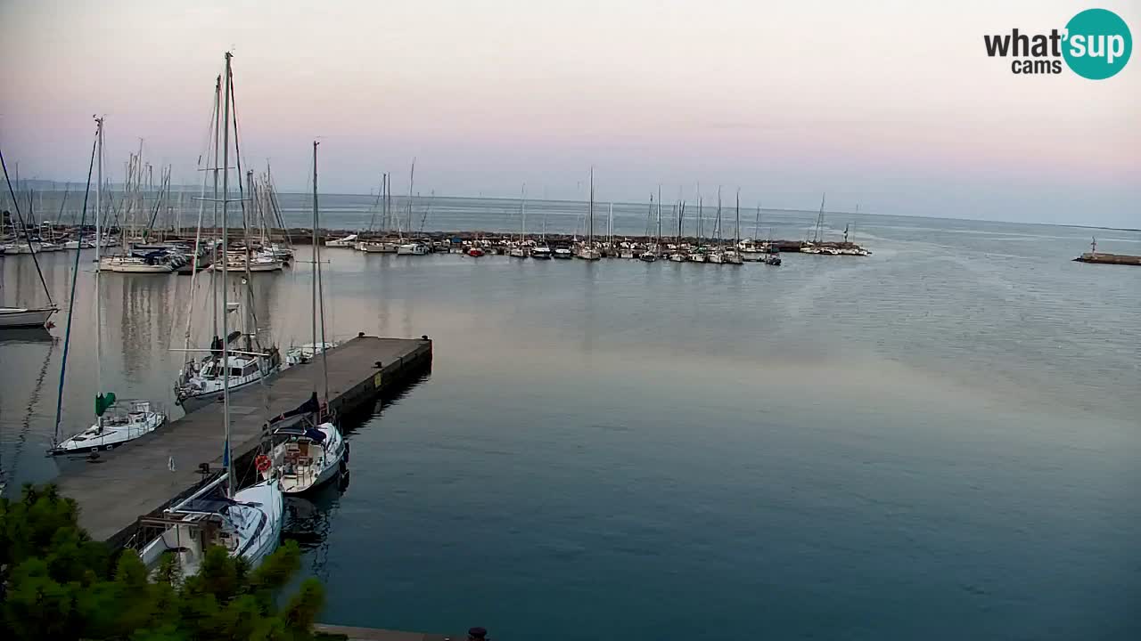 Web kamera Sistiana Uvala – Pogled uživo na marinu i zaljev