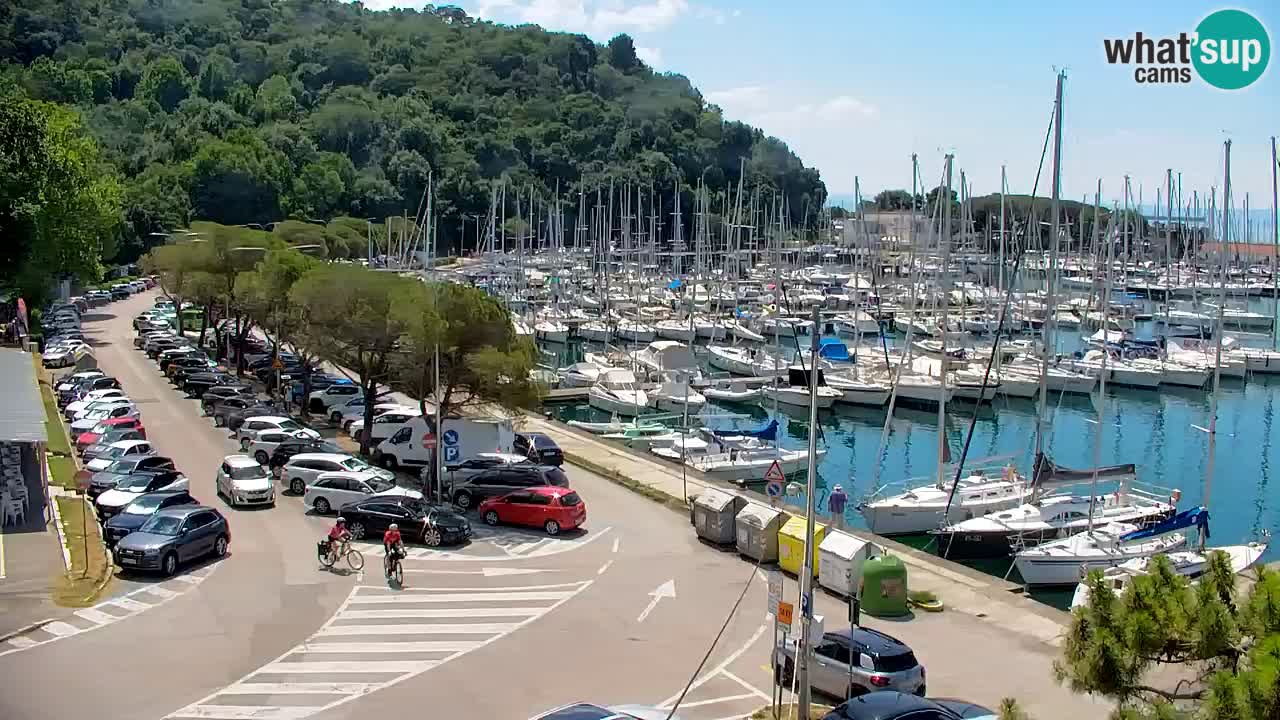 Webcam Baie de Sistiana – Vue en direct de la marina et de la baie