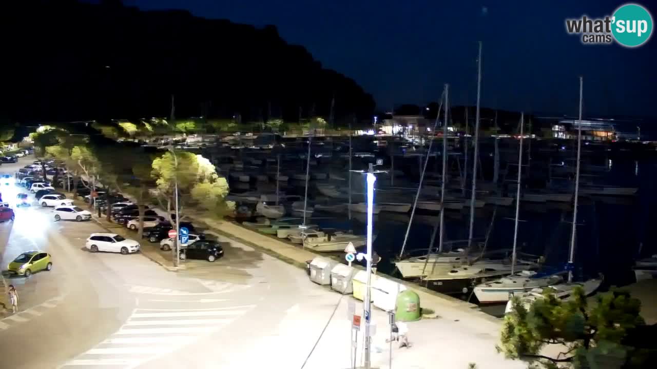 Webcam Bahía de Sistiana – Vista en directo del puerto deportivo y la costa