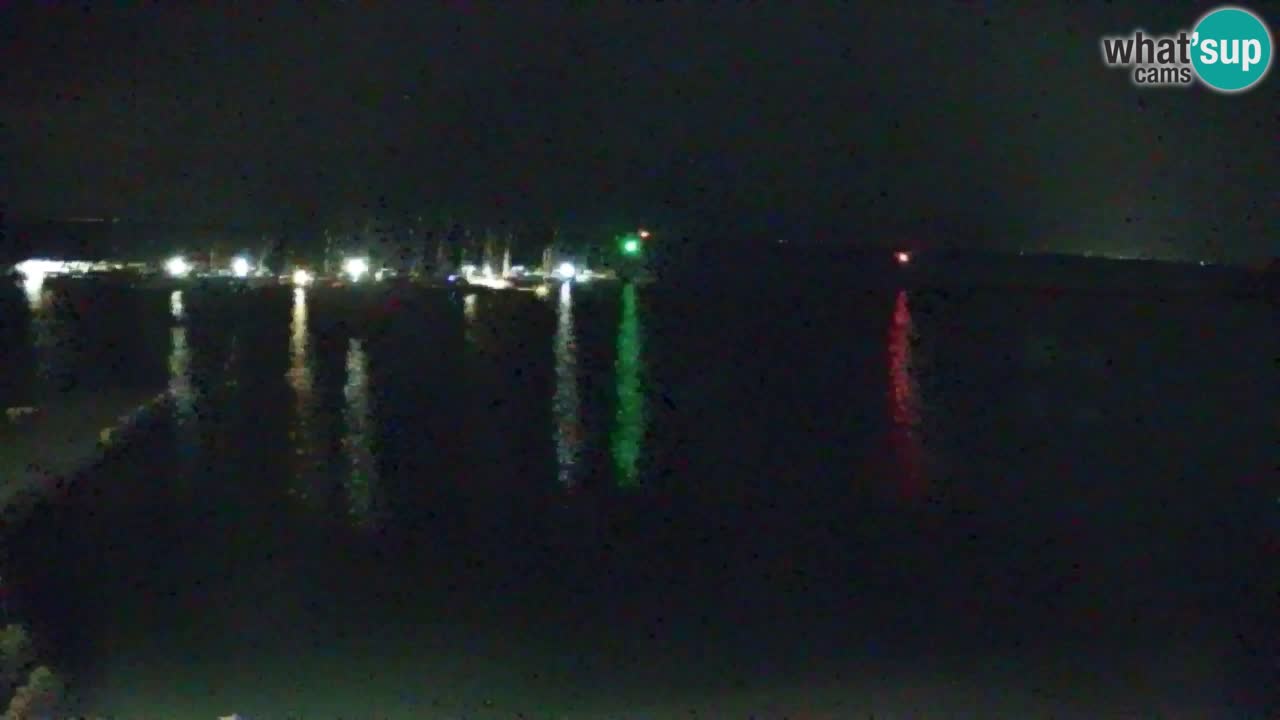 Webcam Bahía de Sistiana – Vista en directo del puerto deportivo y la costa