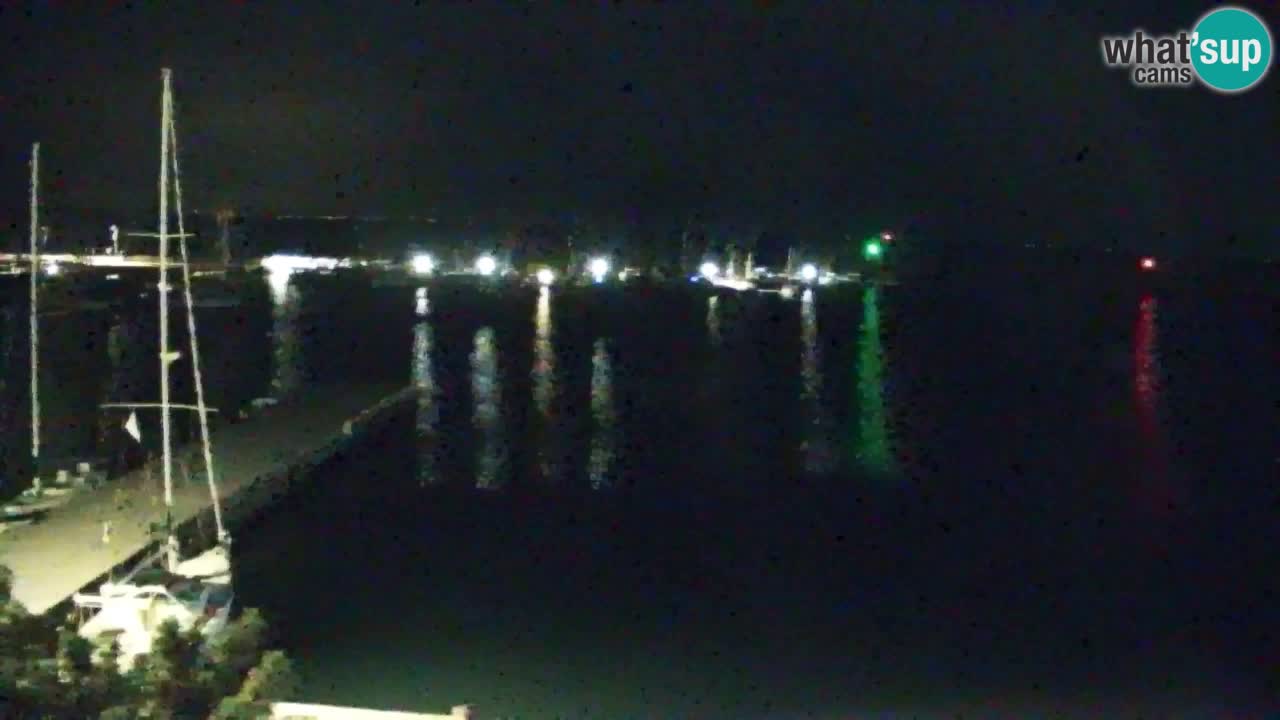 Webcam Bahía de Sistiana – Vista en directo del puerto deportivo y la costa
