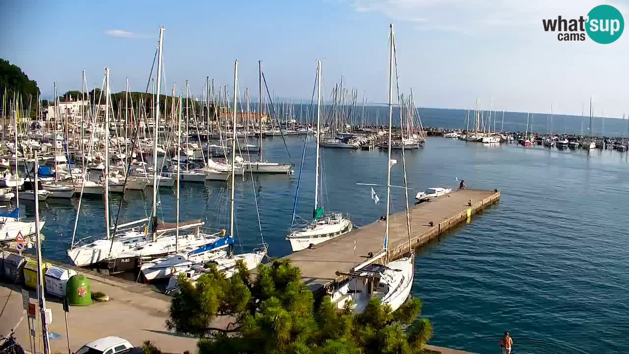 Webcam Baie de Sistiana – Vue en direct de la marina et de la baie