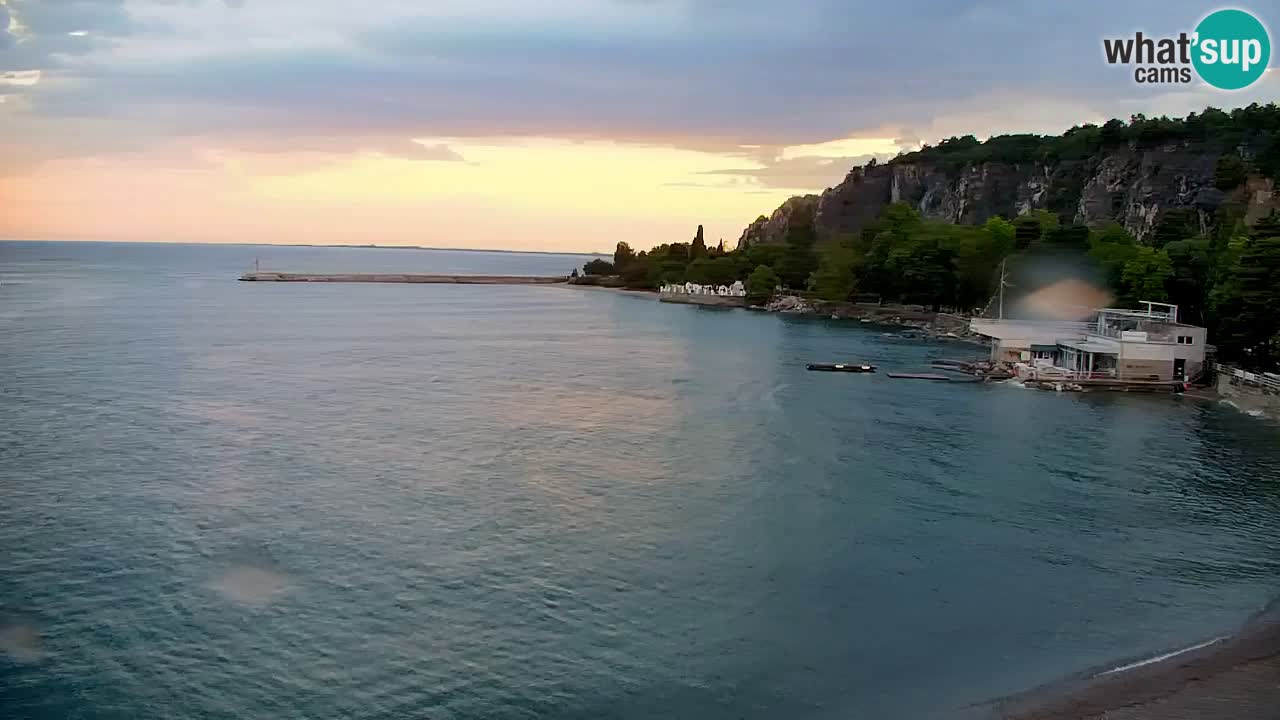 Web kamera Sistiana Uvala – Pogled uživo na marinu i zaljev