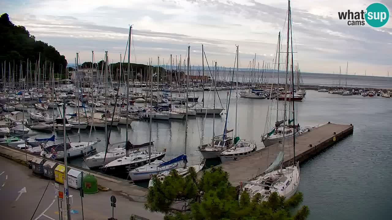 Web kamera Sistiana Uvala – Pogled uživo na marinu i zaljev