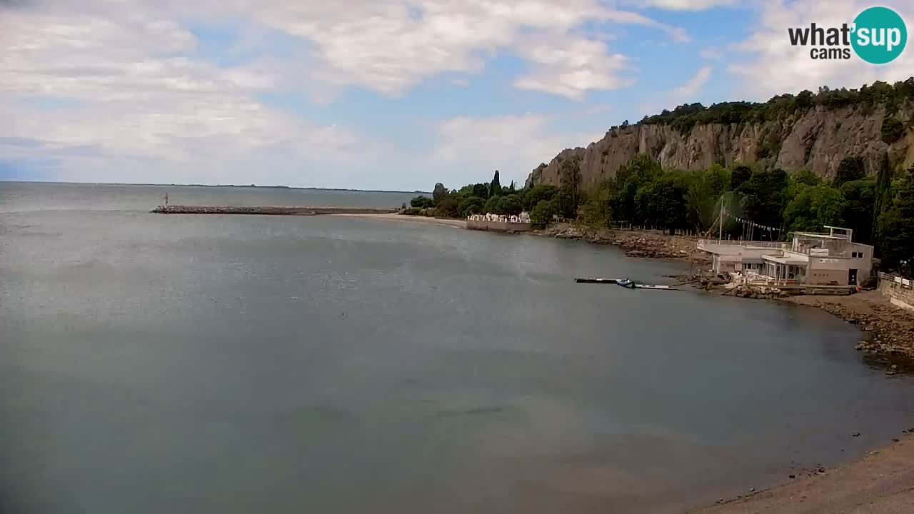 Webcam Baie de Sistiana – Vue en direct de la marina et de la baie