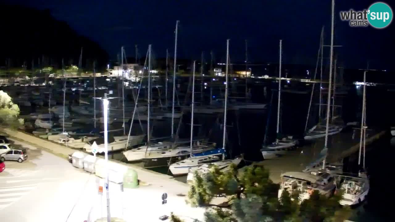 Webcam Baie de Sistiana – Vue en direct de la marina et de la baie