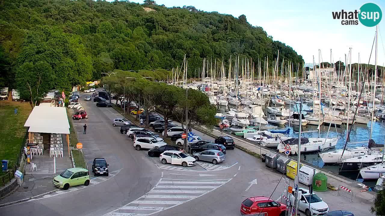 Webcam Sistiana Baia – Live View of the Marina and Gulf