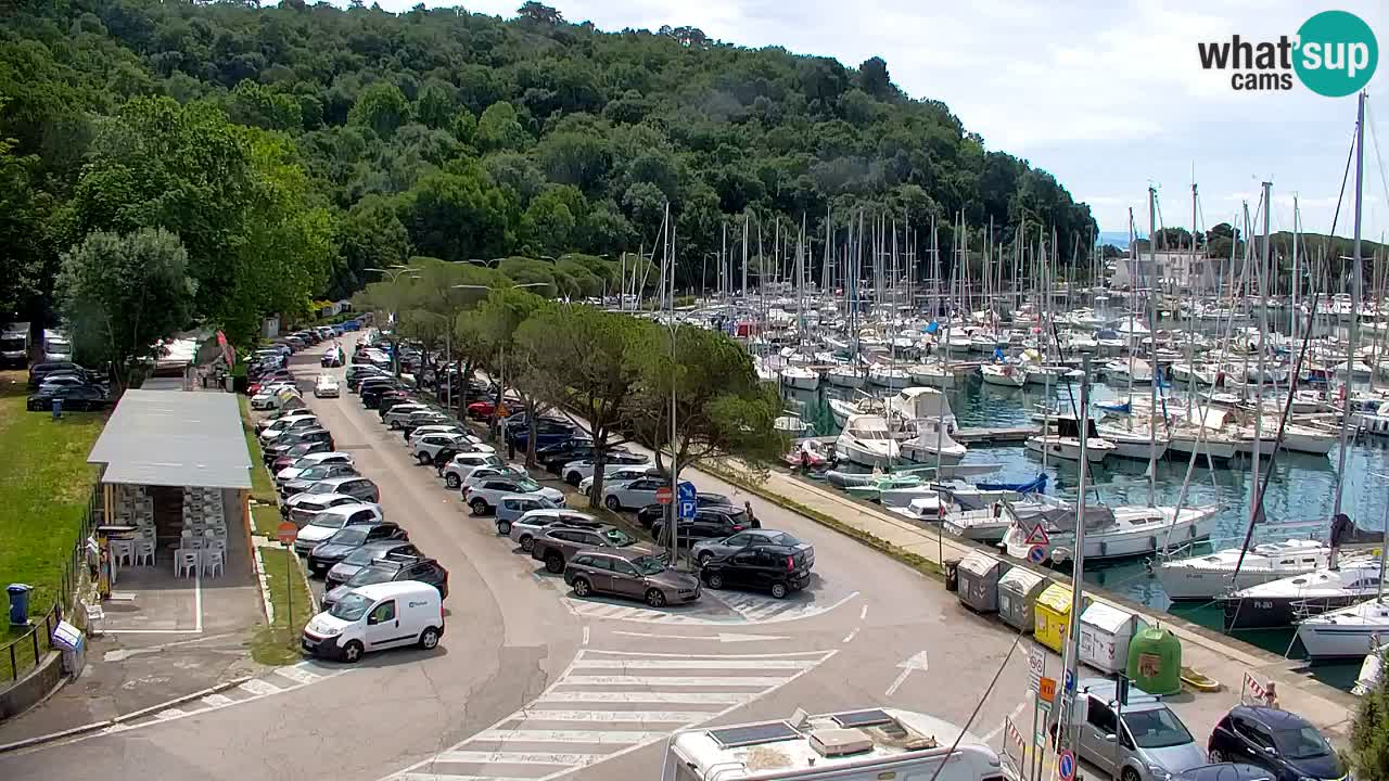 Webcam Baie de Sistiana – Vue en direct de la marina et de la baie