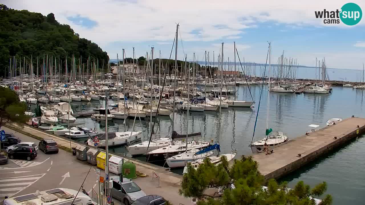 Webcam Baie de Sistiana – Vue en direct de la marina et de la baie