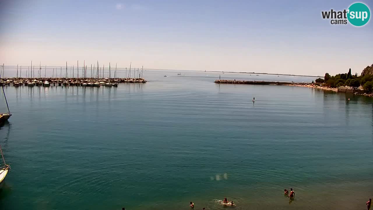 Webcam Baie de Sistiana – Vue en direct de la marina et de la baie