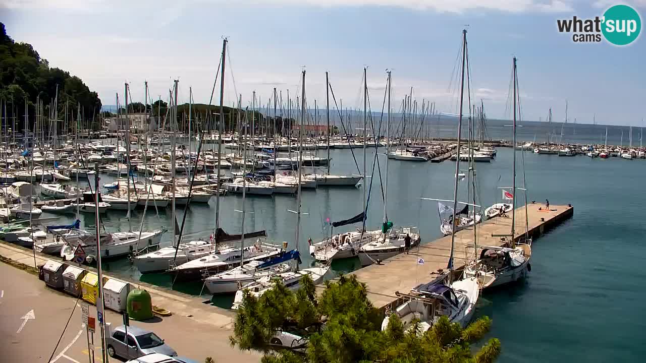 Webcam Baie de Sistiana – Vue en direct de la marina et de la baie