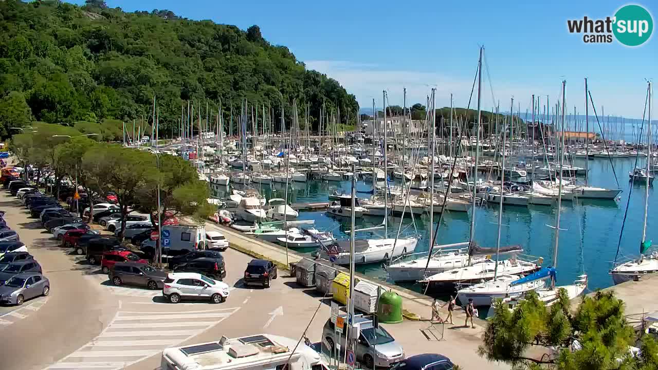 Web kamera Sistiana Uvala – Pogled uživo na marinu i zaljev
