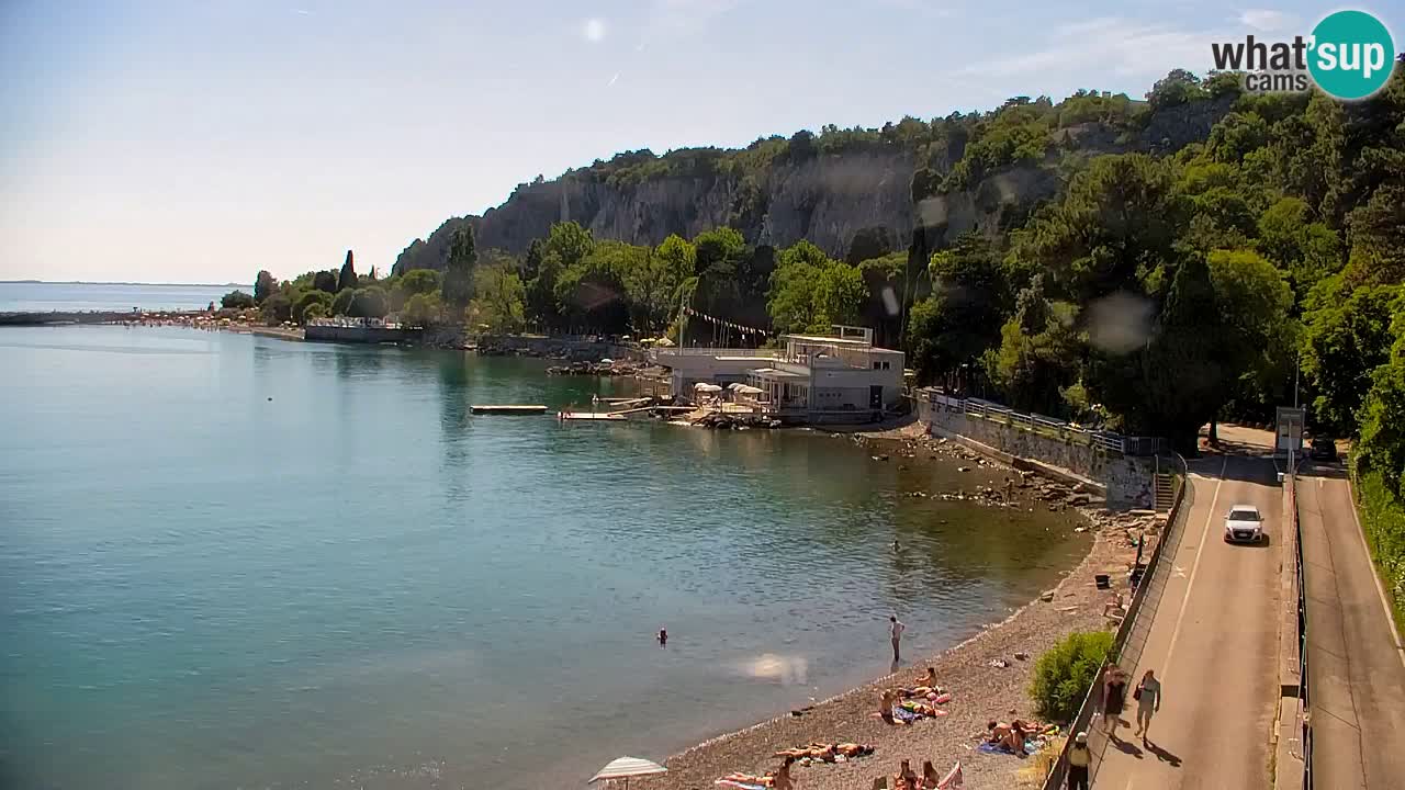 Web kamera Sistiana Uvala – Pogled uživo na marinu i zaljev