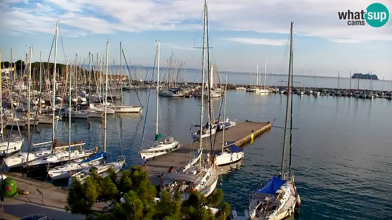 Webcam Sistiana Baia – Live View of the Marina and Gulf