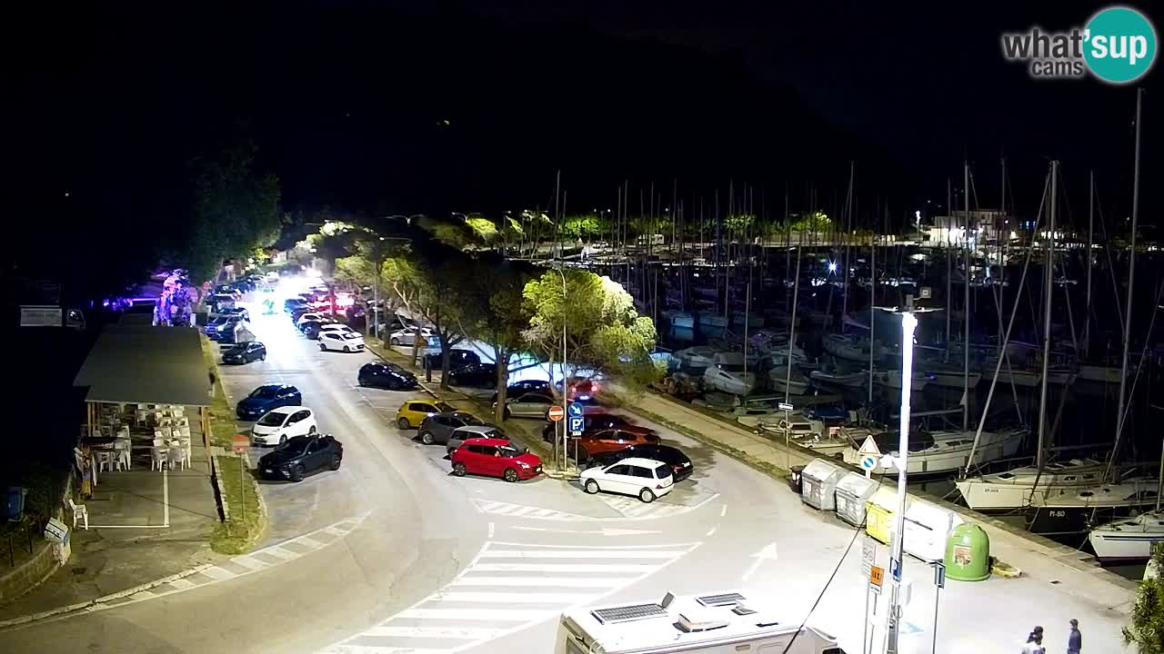 Webcam Bahía de Sistiana – Vista en directo del puerto deportivo y la costa