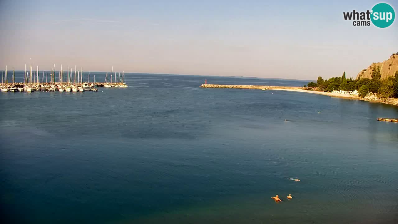 Webcam Baie de Sistiana – Vue en direct de la marina et de la baie