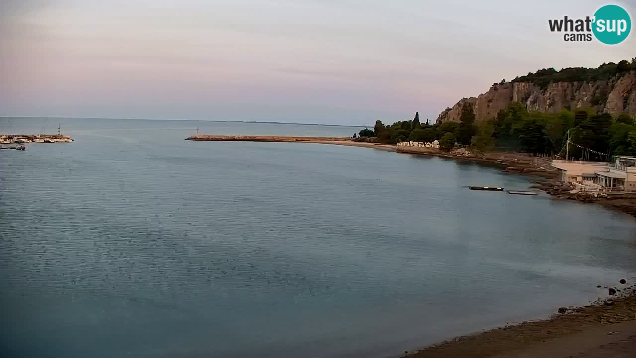 Webcam Baie de Sistiana – Vue en direct de la marina et de la baie