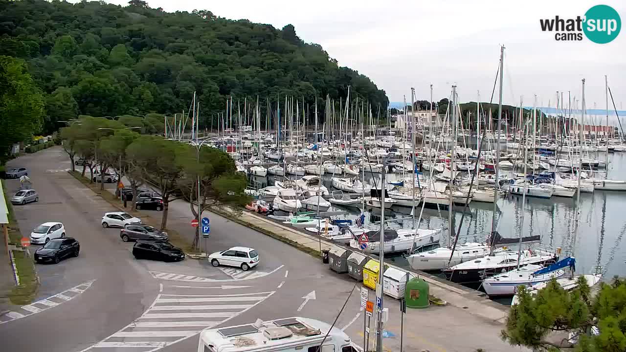 Webcam Baie de Sistiana – Vue en direct de la marina et de la baie