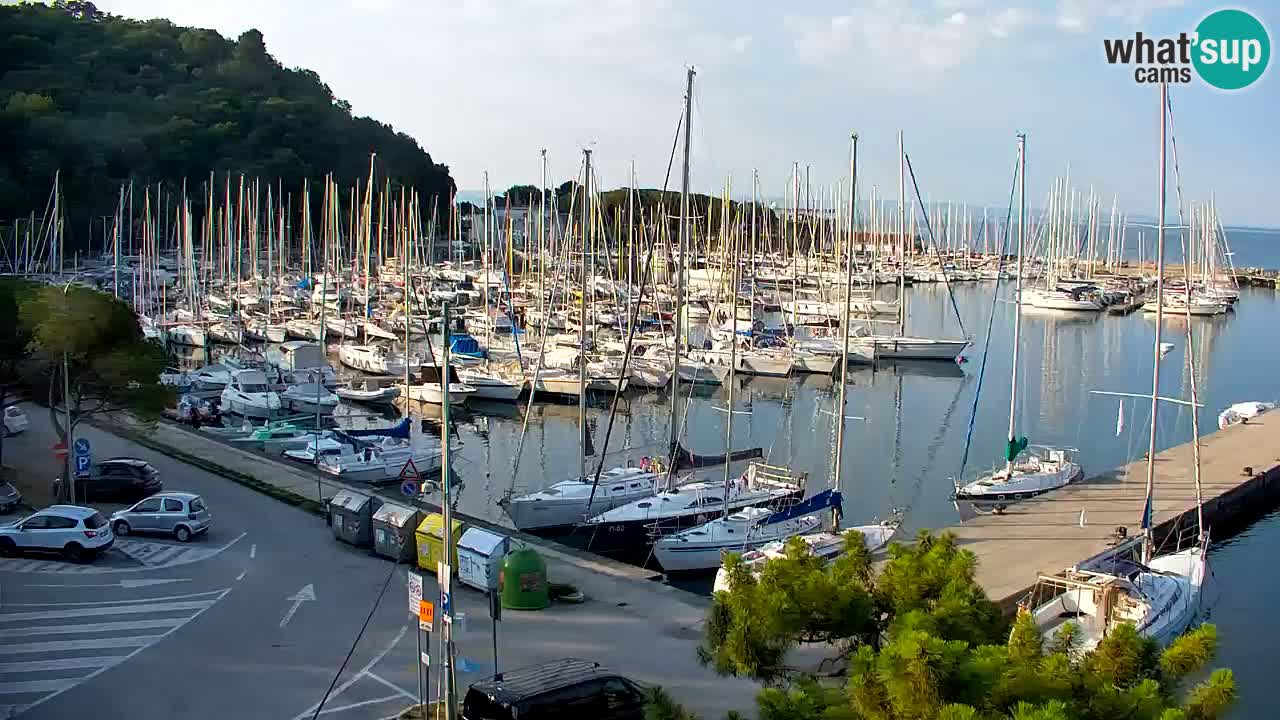 Webcam Baie de Sistiana – Vue en direct de la marina et de la baie