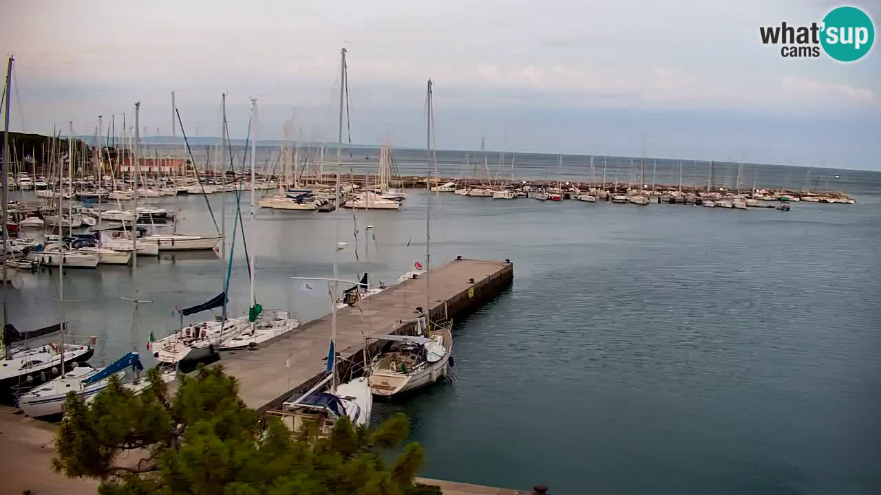 Spletna kamera Sesljanski zaliv – Pogled v živo na marino in zaliv