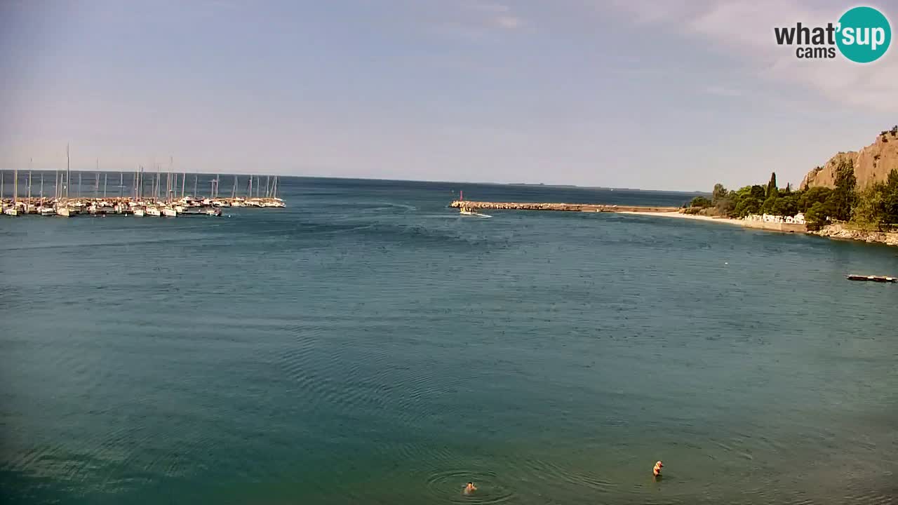 Web kamera Sistiana Uvala – Pogled uživo na marinu i zaljev