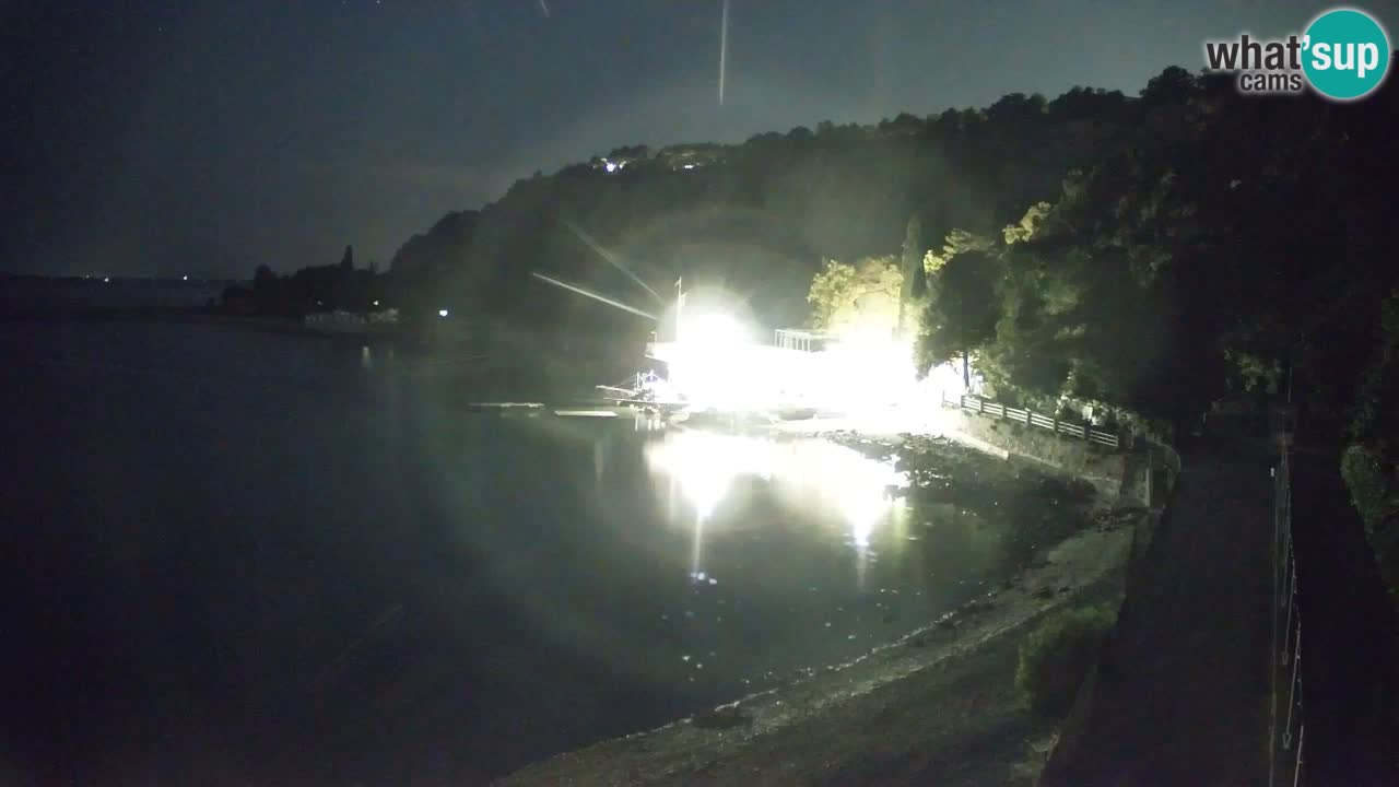 Webcam Bahía de Sistiana – Vista en directo del puerto deportivo y la costa