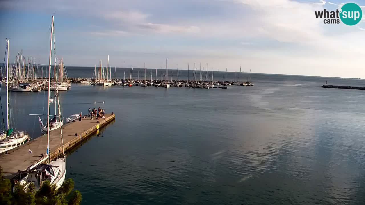Webcam Baie de Sistiana – Vue en direct de la marina et de la baie