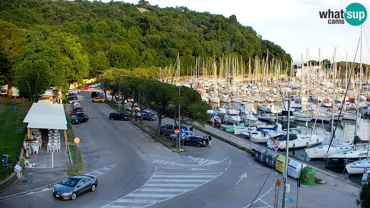 Webcam Sistiana Baia – Live View of the Marina and Gulf