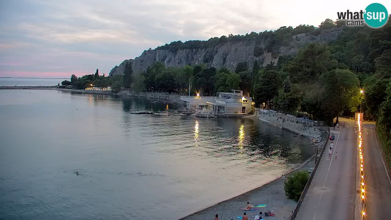 Webcam Baie de Sistiana – Vue en direct de la marina et de la baie