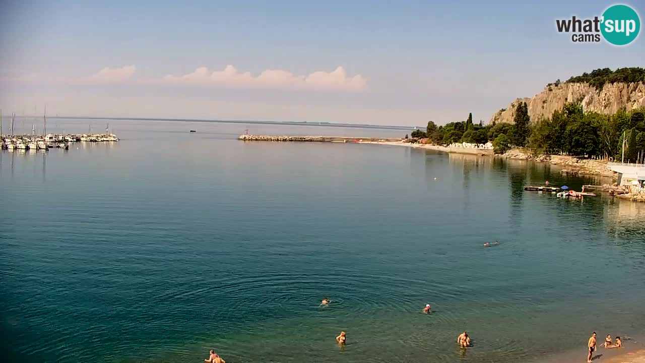 Webcam Baie de Sistiana – Vue en direct de la marina et de la baie
