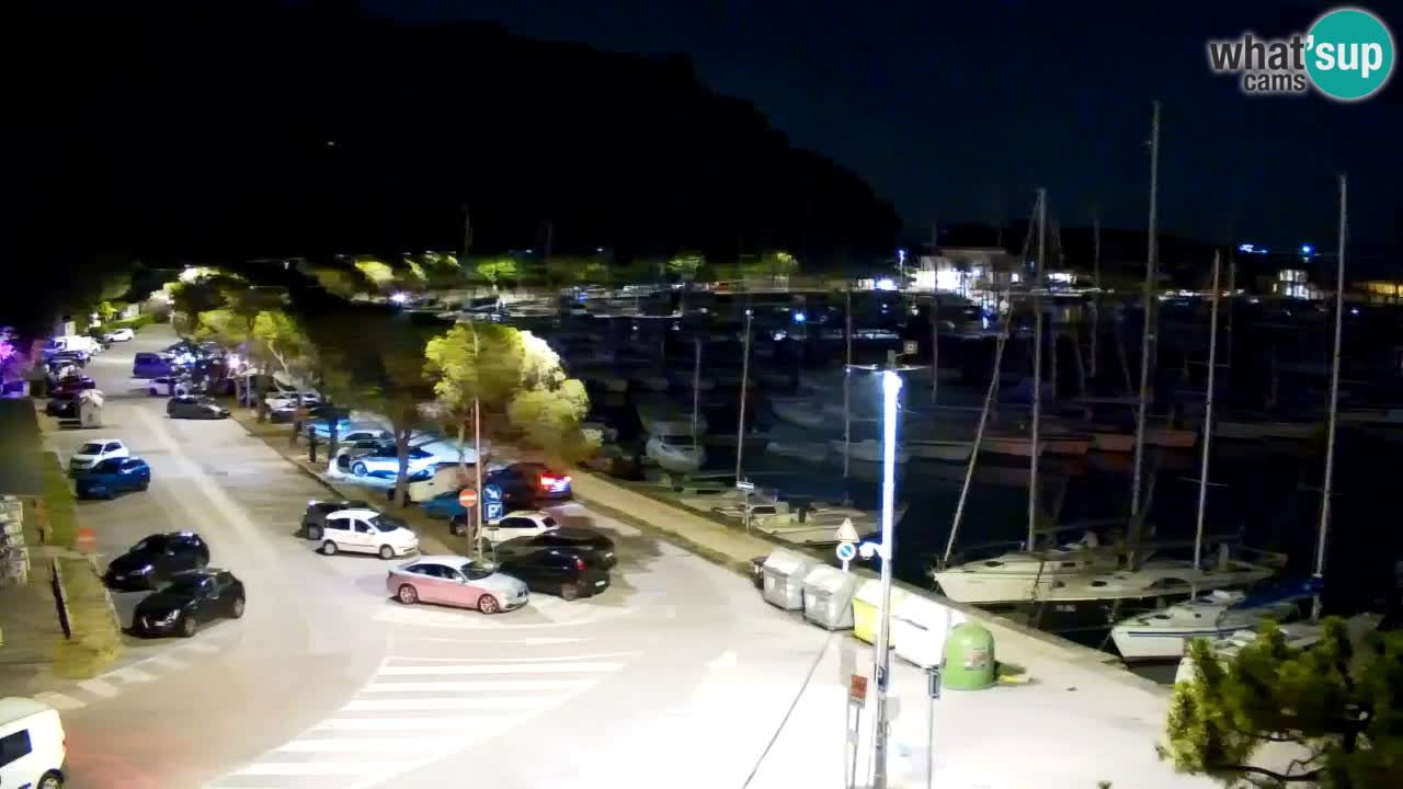 Webcam Bahía de Sistiana – Vista en directo del puerto deportivo y la costa