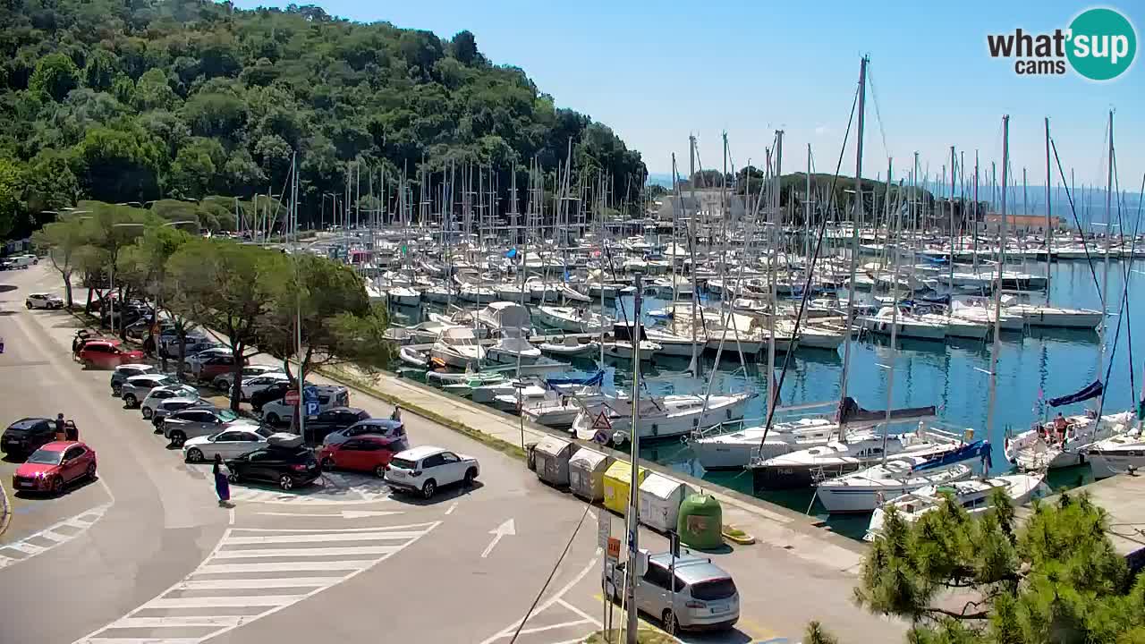 Webcam Baie de Sistiana – Vue en direct de la marina et de la baie