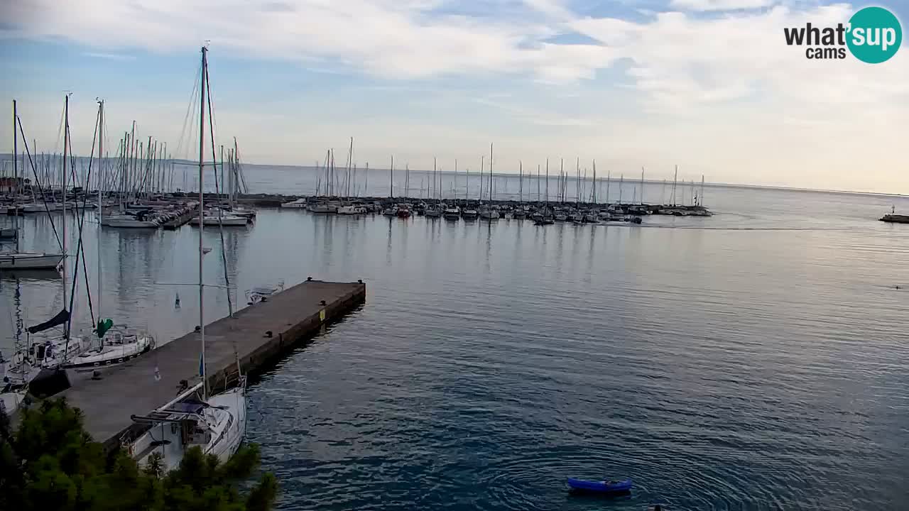 Webcam Sistiana Baia – Live View of the Marina and Gulf