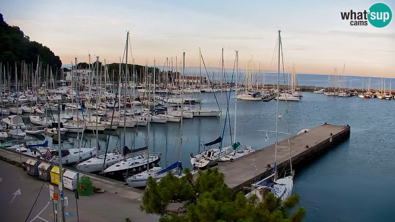 Spletna kamera Sesljanski zaliv – Pogled v živo na marino in zaliv