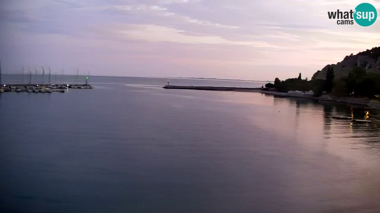 Webcam Sistiana Baia – Live View of the Marina and Gulf
