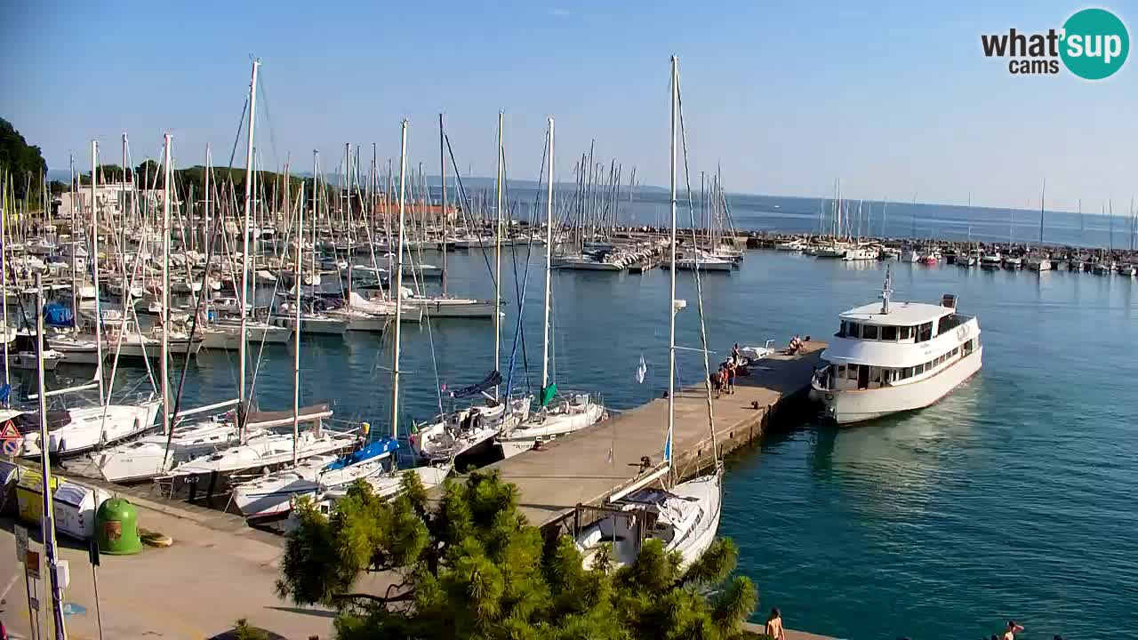 Webcam Baie de Sistiana – Vue en direct de la marina et de la baie