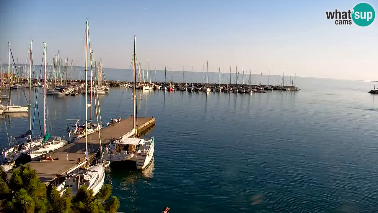 Spletna kamera Sesljanski zaliv – Pogled v živo na marino in zaliv