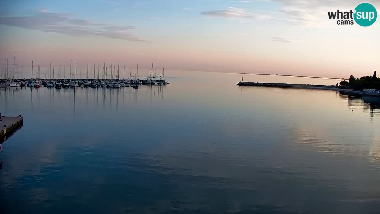 Spletna kamera Sesljanski zaliv – Pogled v živo na marino in zaliv